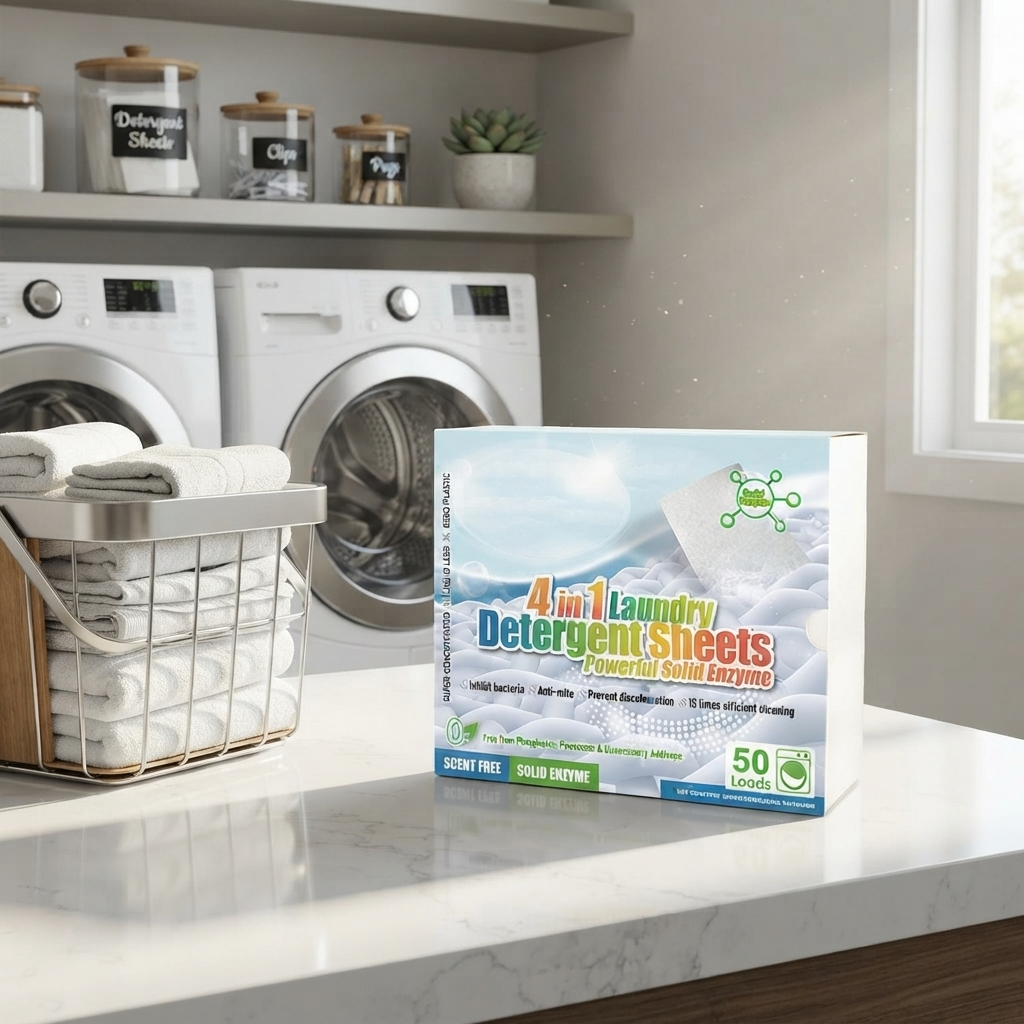 Concentrated Laundry Detergent Sheets