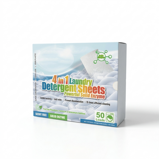 Concentrated Laundry Detergent Sheets